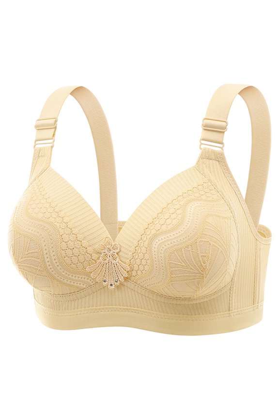 Women's T-Shirt Bra Seamless Solid Color Wireless Lift Soft Support Full Coverage Smoothing Everyday Wear Comt Fit Work Office Casual