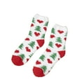 thumbnail image 1 of Betivan Women's Winter Mid Tube Thick Velvet Socks Cute Christmas Eve Gift, Fuzzy Socks for Women, Warm Womens Crew Socks, Suitable for Daily & Gathering Wear, 1 of 3
