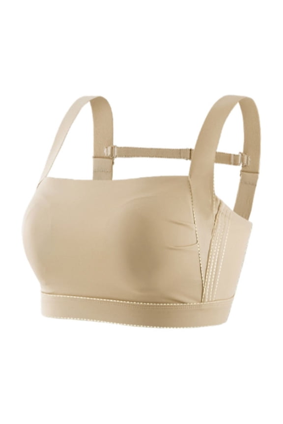 Women's Wireless Minimizer Sports Bra Thin Cups Racerback Summer Bra for Women, Side-Slip Control Anti-Sagging Full Coverage Sport Bras