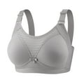 thumbnail image 1 of Betivan Women's Wireless T-Shirt Bra Soft Padded Pull-On Full Coverage Everyday Bra Solid Color Basic Bras for Women, 1 of 2