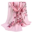 thumbnail image 1 of Betiyuaoe Summer Scarfs for Women Fashion Jacquard Cotton Parisian Stripe Shawl Soft Beach Towel Scarf, 1 of 2