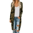 thumbnail image 1 of Betiyuaoe Womens Coats Cardigans Ladies Long Cardigan Camouflage Long Sleeve Coat Parka Outerwear, 1 of 1