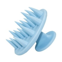 Betiyuaoe hair scalp massager shampoo brush hair Scalp Scrubber,Silicone Scalp Brush for Hair Growth & Dandruff Removal,Hair Shampoo Brush for Scalp Exfoliator Blue One Size