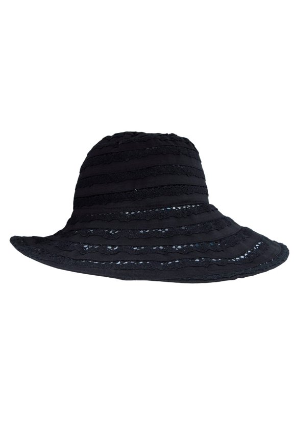 Ribbon And Lace -Black - (One Size Fits Most)