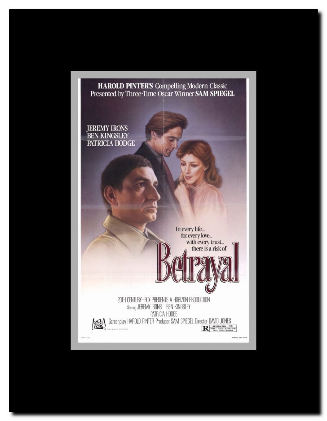 Betrayal Framed Movie Poster