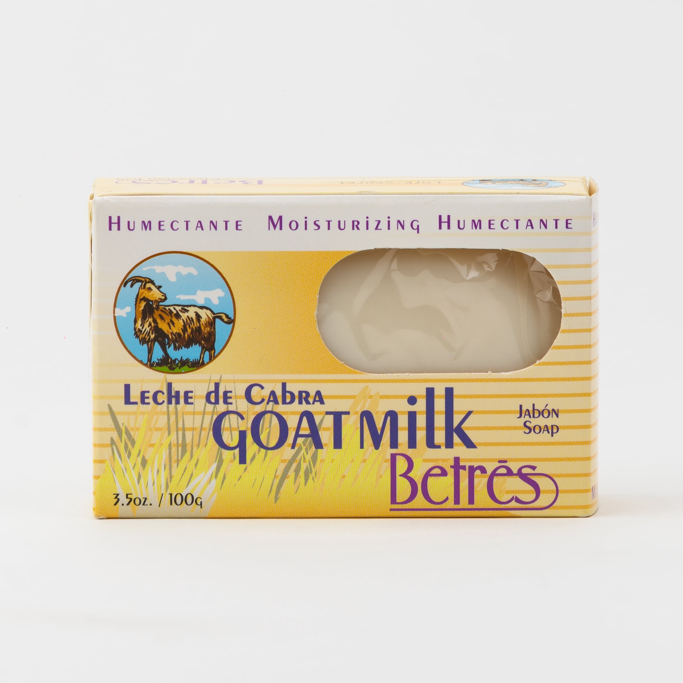 Betres Goat Milk Soap 3.5 oz. Moisturizing Soap,  All Age Groups
