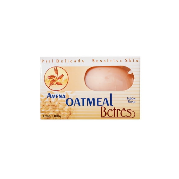 Betres Oatmeal Soap, 3.5 oz, Suitable for All Ages, Sensitive Skin