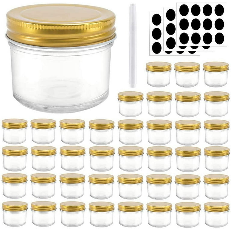 https://i5.walmartimages.com/seo/Betrome-4-oz-Clear-Glass-Jars-Lids-Golden-Mason-Round-Canning-Jelly-Small-Spice-Herb-Jelly-Jams-Containers-Kitchen-Storage-40-Pack-Labels-1-Pen_2ccf12ed-ee7f-473f-8cc0-f21c78835143.9b333087647dd1e147462be18295940f.jpeg?odnHeight=768&odnWidth=768&odnBg=FFFFFF