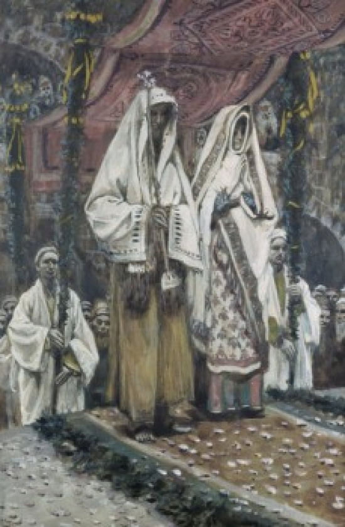 Betrothel of the Virgin and Joseph James Tissot (1836-1902 French) Canvas Art - James Tissot (18 x 24)