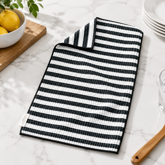 Betsey Double-sided High Absorbent Microfiber Waffle Kitchen Towel