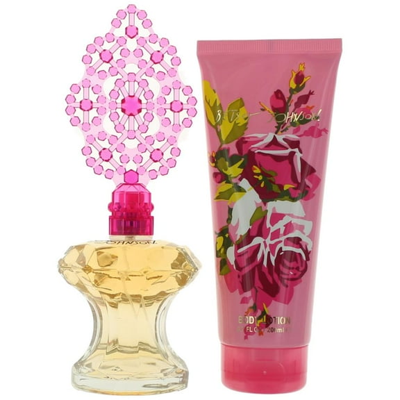 Betsey Johnson 2 pc Gift Set 3.4 oz Eau de Parfum spray + 6.7 oz Body Lotion