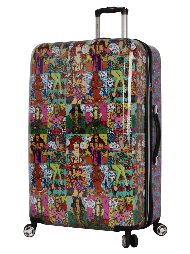 Betsey Johnson キャリーケース トラ柄 Betsey Johnson 26 Inch Checked Luggage Collection - Expandable