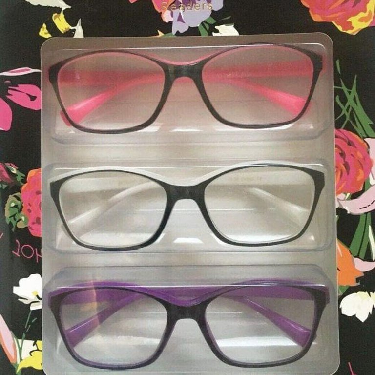 Betsey Johnson 3pk 2 Tone Reading Glasses Readers +2.50 