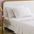 thumbnail image 1 of Betsey Johnson Baby Buds Pink Cotton Percale Queen Sheet Set, 1 of 9