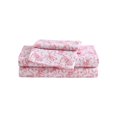 thumbnail image 1 of Betsey Johnson Ballet Bows Petal Pink Twin Sheet Set, Soft Easy-Care Bedding, Machine Washable, 1 of 8