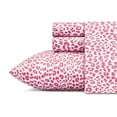 thumbnail image 1 of Betsey Johnson Betseys Leopard Pink Twin Sheet Set, 1 of 5