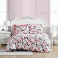 thumbnail image 1 of Betsey Johnson Blooming Roses Pink Twin Duvet Cover Set, 1 of 12
