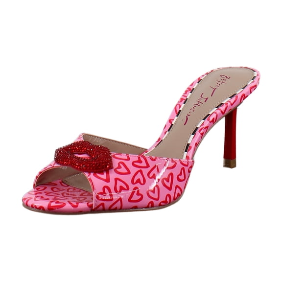 Betsey Johnson Casidy Women's Heels Pink Multi Size 8.5 M