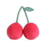 Betsey Johnson Cherry Pillow Red Decorative Pillow, Decorative Home Decor Accent, Machine Washable