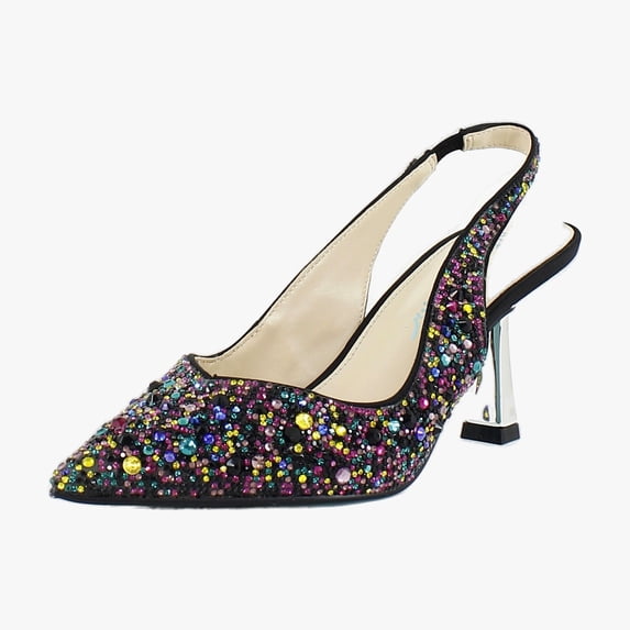 Betsey Johnson Clark Women's Heels Black Multi Size 6 M