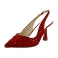 thumbnail image 1 of Betsey Johnson Clark Women's Heels Red Size 7.5 M, 1 of 8