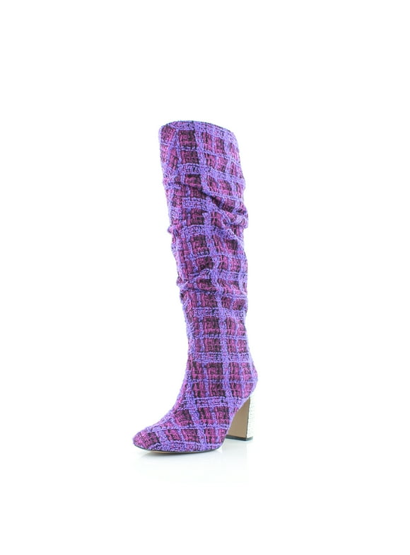 Betsey Johnson Declaan Women's Boots Purple Multi Size 7.5 M