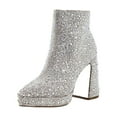thumbnail image 1 of Betsey Johnson Della Women's Boots Rhinestone Size 5 M, 1 of 8