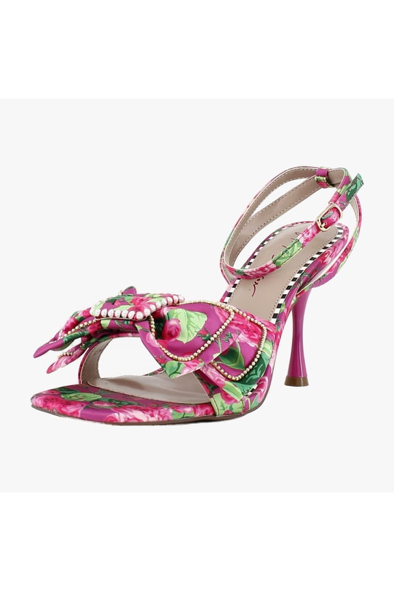 Denly Women's Heels Fuchsia Floral Size 11 M