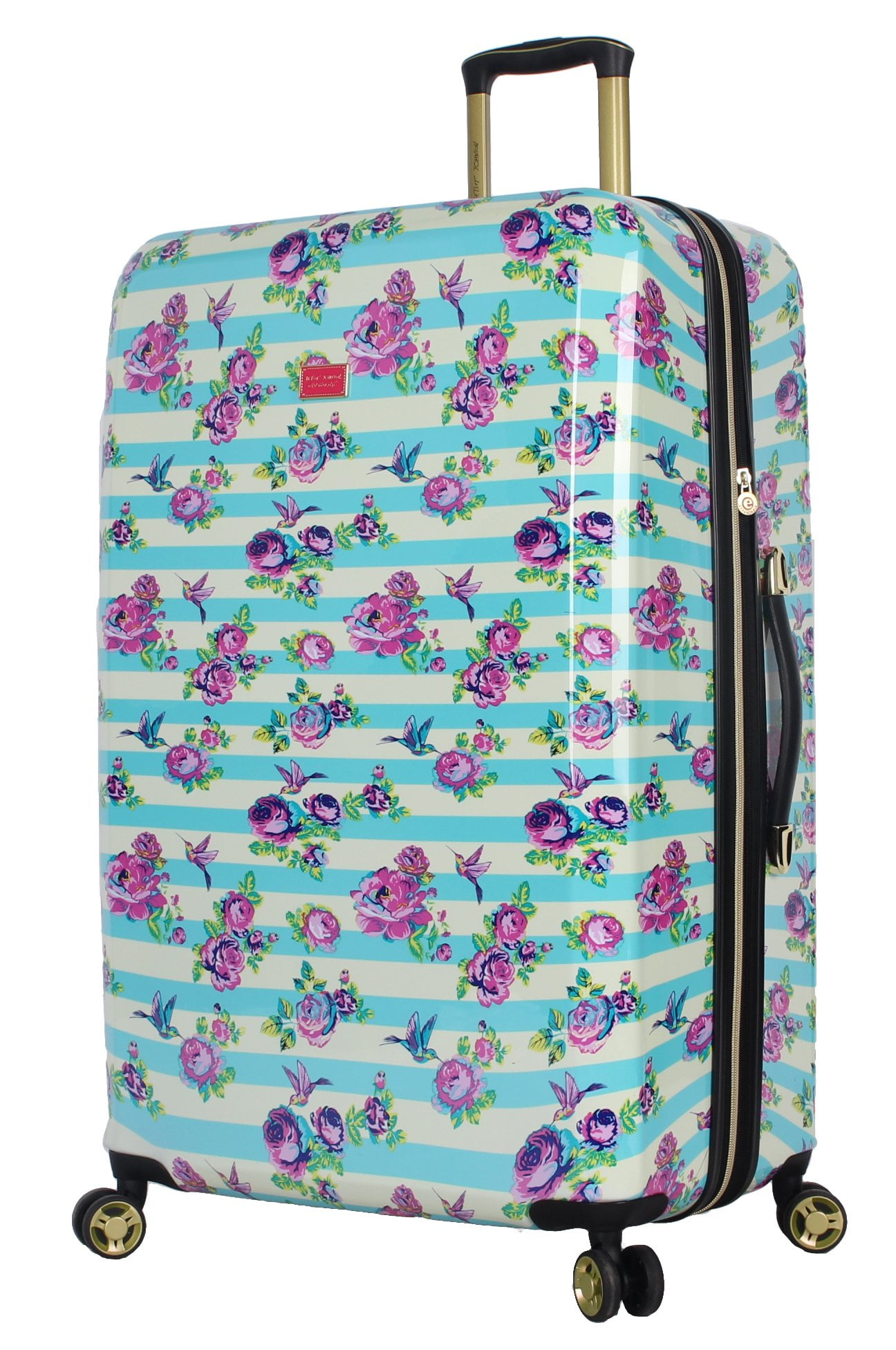 Betsey Johnson Designer 20 Inch Carry On - Expandable (ABS + PC