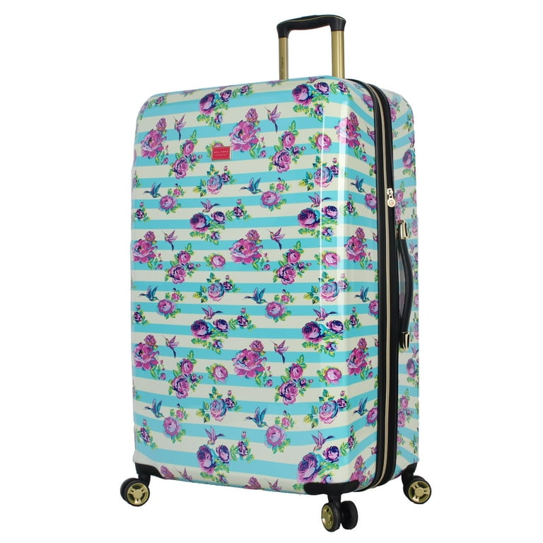Betsey Johnson Designer 20 Inch Carry On - Expandable (ABS + PC