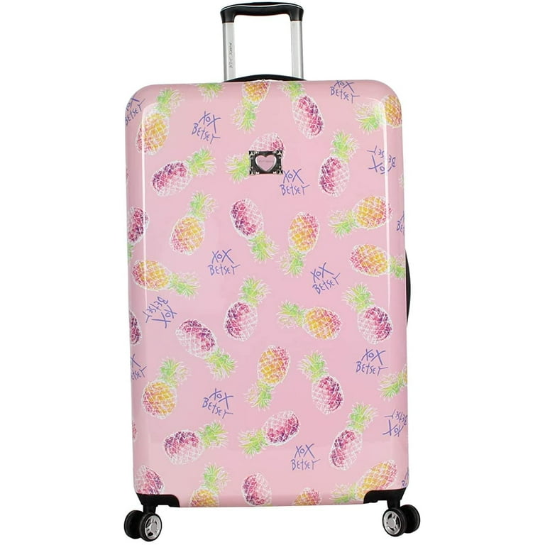 Betsey Johnson Designer 20 inch Carry on Luggage Hardside Luggage