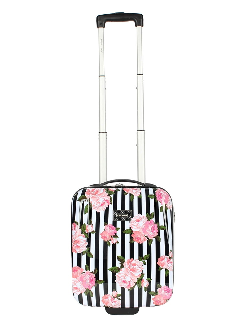Betsey Johnson 15 Inch Lightweight Hardside Underseat Luggage with
