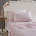 thumbnail image 1 of Betsey Johnson Diamond Lace Pink Cotton Percale Full Sheet Set, 1 of 5