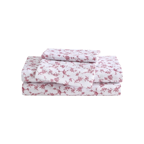 Betsey Johnson-Floral Toile Sheet Set