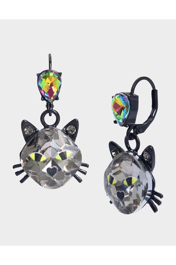 Halloween Cat Drop Earrings