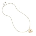 thumbnail image 1 of Betsey Johnson Heart Necklace Long Locket Pendant Gold Womens Jewelry Rainbow, 1 of 4
