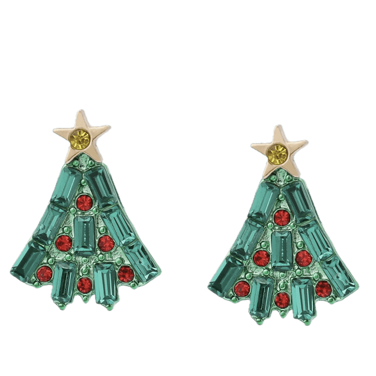 Betsey Johnson Red and Green Nutcracker Earrings Betsey Johnson Earrings Mismatched Gold Tone Green  main image 3