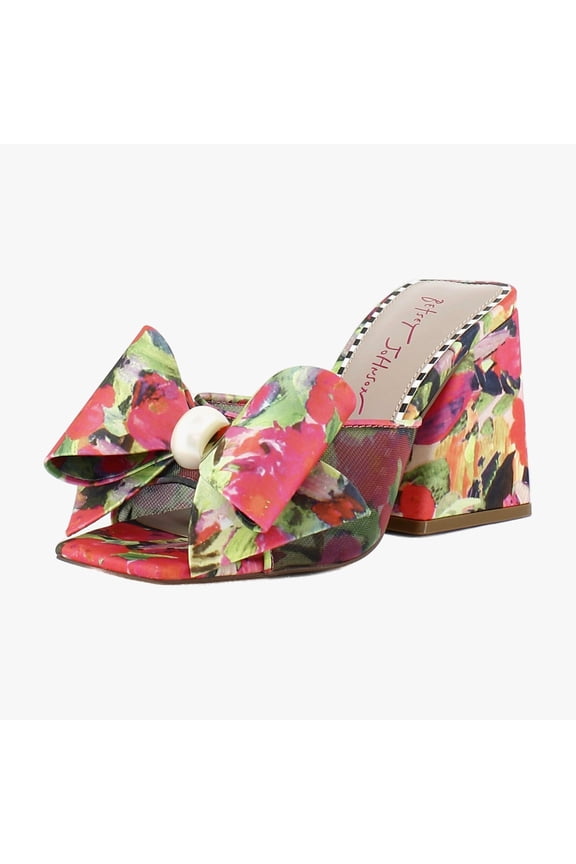Jordn Women's Heels Red Green Floral Size 6 M