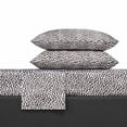 thumbnail image 1 of Betsey Johnson Betseys Leopard Satin Sheet Set, King, 1 of 2