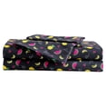 thumbnail image 1 of Betsey Johnson Betsey Fruits Toss Pink Queen Sheet Set, 1 of 6