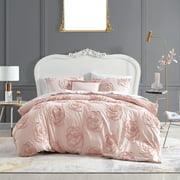 Betsey Johnson Rambling Rose Pink Full/Queen Duvet Cover Bonus Set