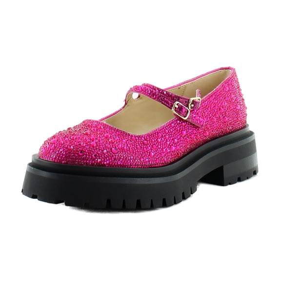 Betsey Johnson Rico Women's Loafers & Slip-Ons Fuchsia Size 5 M