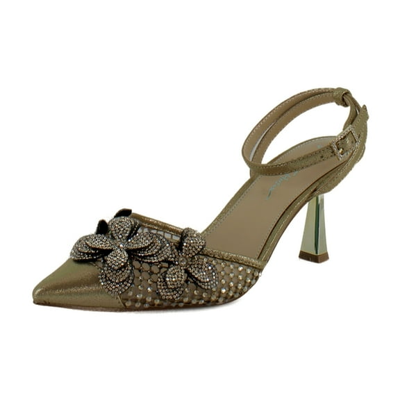 Betsey Johnson Sofya Women's Heels Gold Size 5.5 M