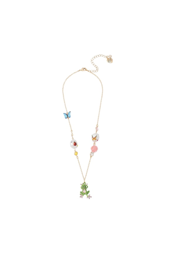 Women's Betsey's Backyard Frog Pendant Necklace
