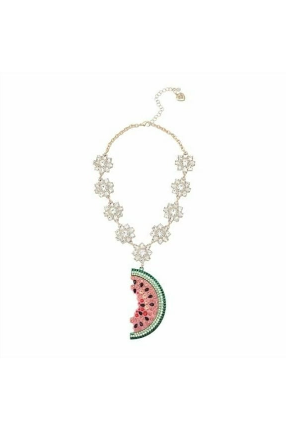 Women's Betsey's Backyard Watermelon Pendant Necklace