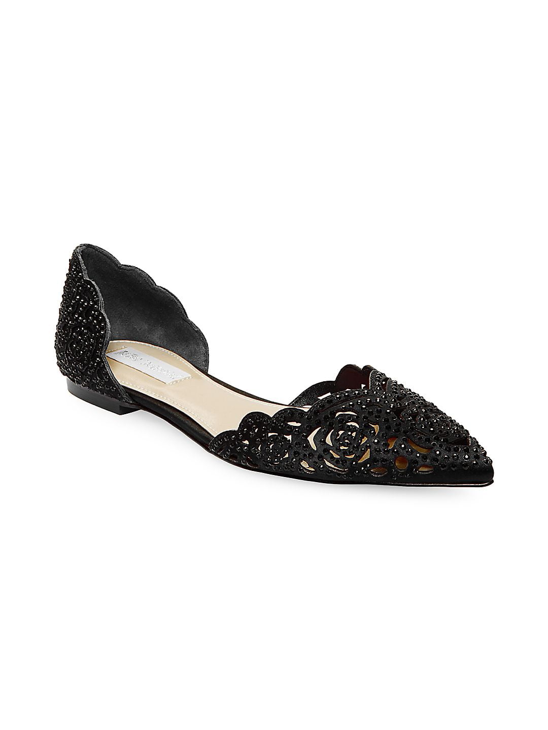 Betsey Johnson Women s Lucy Leather Pointed Toe Bridal Sandel