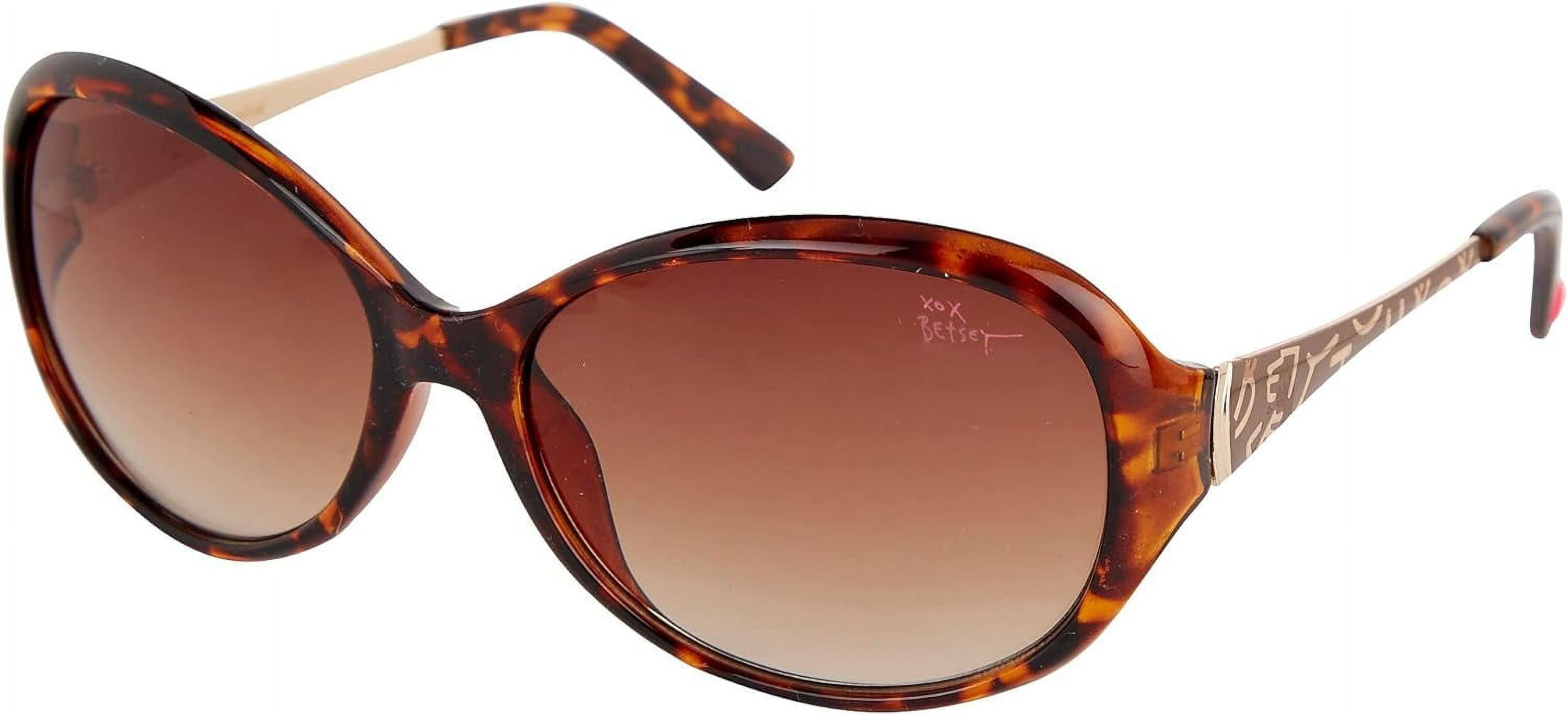 Betsey Johnson Women's Oval Tort Sunglasses
