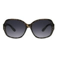 thumbnail image 1 of Betsey Johnson Women's Oversized Square Leopard Sunglasses, 1 of 3