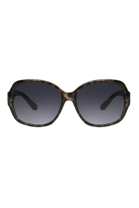 Women's Oversized Square Leopard Sunglasses