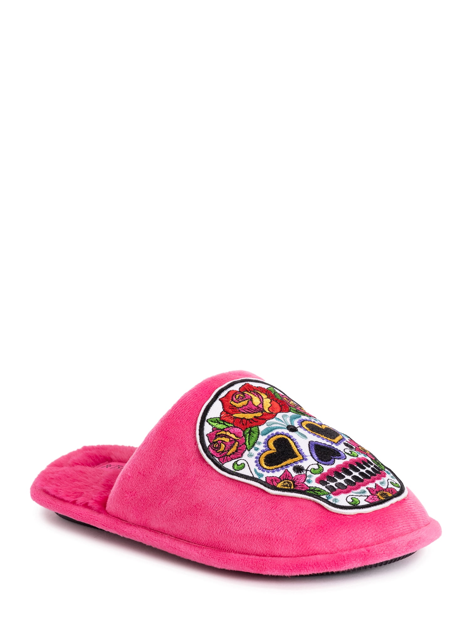 Betsey Johnson Women s Sugar Skull Slipper Walmart